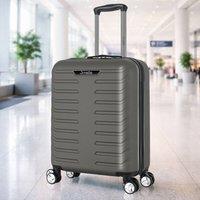 Grace 20 ABS Cabin Suitcase TSA Lock 4 Wheel Carry On Lite in Grey