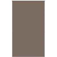 Berkfield Home Roller Blind Blackout 100 x 175 cm Coffee in Brown
