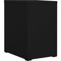 Berkfield Home Modern Filing Cabinet Black 46x62x72.5 cm Steel