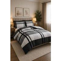 Grace Premium Duvet Cover Set Brushed Microfiber With Zipper Closure | Size: Double