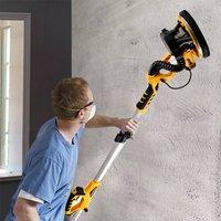 Kelvenix 7 Speeds Drywall Sander 850W Electric Wall Sander Vacuum Attachment in Yellow