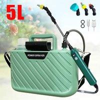 NESTLUNE 5L Pressure Sprayer AutoPump Garden Sprayer in Green | Size: 1.25kg