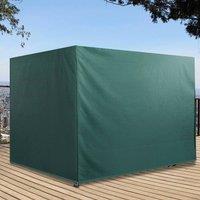 NESTLUNE Patio Swing Chair Cover Garden Furniture Protector 215x155x150cm Green | Size: 100 cm x 15 cm