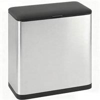 KORVIXA Silver Tone 8L Hanging Kitchen Bin with Stay-Open Lid | Size: 0.6m2