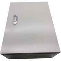FLAVORA Outdoor Enclosure Waterproof Electrical Distribution Box in Silver | Size: 500mm