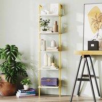 KORVIXA Vertical Open Storage Display Shelf in White | Size: 100 cm