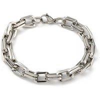 Aye Do Gifts Men's Mens Long Link Silver Bracelet | Size: 8 inches