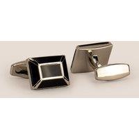 Oswin Hyde Men's Gord Black Cufflinks