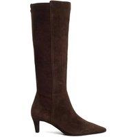 Dune London Women's 'Sultry' Suede Knee High Boots in Brown | Size: 8