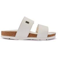AUSTRALIA LUXE COLLECTIVE Women's Brigitte Cream Slip-On Sliders | Size: 5