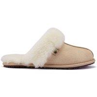 AUSTRALIA LUXE COLLECTIVE Women's Summer Mule Almond Slippers in Beige | Size: Small