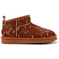 AUSTRALIA LUXE COLLECTIVE Women's Cosy Ultra Short Bambi Pull-On Ankle Boots in Brown | Size: 7