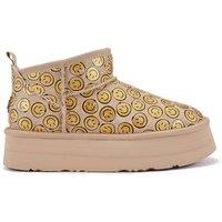 AUSTRALIA LUXE COLLECTIVE Women's Cosy Ultra Short Platfoam Happi Ankle Boots in Camel | Size: 6