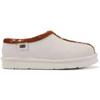AUSTRALIA LUXE COLLECTIVE Women's Outback Bambi Trim Cream Slippers | Size: 7