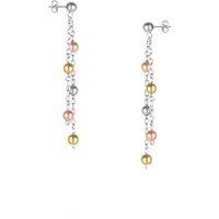 Spero London Women's Dorica Sterling Silver Multi Bead Drop Earring