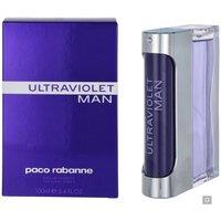 Paco Rabanne Men's Ultraviolet Man Eau De Toilette 100ml in Clear