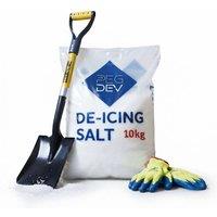 Pegdev 10kg Premium White De-Icing Salt Snow Shovel Thermal Gloves