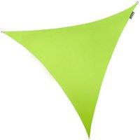 Primrose 5m Triangle Waterproof Patio Sun Shade Canopy 98% UV Block Free Rope in Lime