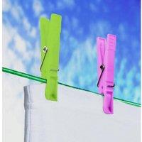 SupaHome Plastic Clothes Peg (Pack of 24) in Pale Green