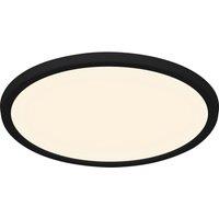 Nordlux Oja Ceiling Light Black Plastic LED 3000/4000k Mains 29cm