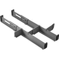 Metaltex Multi-Fit Drawer Organiser - Grey
