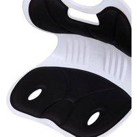 FLAVORA Black Lumbar Support Ergonomic Seat Cushion | Size: 100 cm x 190 cm