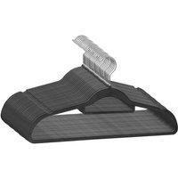 KORVIXA 30 Pack Black Velvet Hangers | Size: 0.6m2