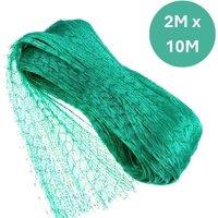VOGREX 2Mx10M Heavy Duty Fine Garden Anti Bird Crop Mesh Netting in Green
