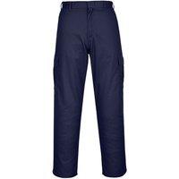 Portwest Men's Combat Work Trousers in Dark Navy | Size: 36R