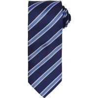 Premier Men's Waffle Stripe Formal Business Tie in Navy