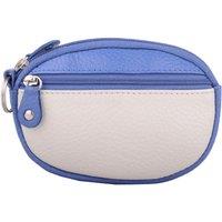 VALITA Women's Soft Leather Coin / Money Holder / Purse / Pouch in Blue