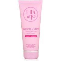 Ella & Jo Cosmetics Women's Hydrate & Glow - Gradual Tan Moisturiser 200ml in Light Medium