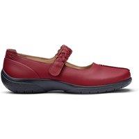 Hotter Women's Wide Fit 'Shake II' Mary Janes in Red | Size: 6.5