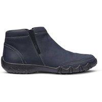 Hotter Women's Wide Fit 'Winslow' Ankle Boots in Navy | Size: 9