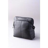 Lakeland Leather Women's 'Raven' Leather Cross Body Bag in Black