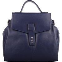 VALITA Women's Premium Soft Genuine Leather Cross Body Shoulder Bag, Detachable Strap in Navy