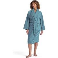 CHRISTY Women's 'Supersoft Cosy' Plush Microvelour Bath Robe in Teal | Size: XL