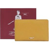 Paul Costelloe Women's Solidago Leather Purse in Mustard