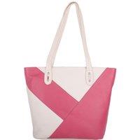 VALITA Women's Multi-Colour Large Genuine Leather Holiday / Beach Shoulder Bag in White
