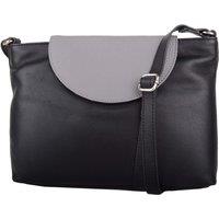 VALITA Women's Multi-Colour Genuine Leather Cross Body / Shoulder Bag in Black