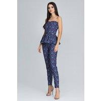 Love Lace Women's Straight Corset Trousers with Frill Hem | Size: Large