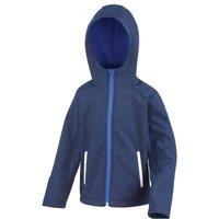 Result Core TX Performance Hooded Soft Shell Jacket in Dark Navy | Size: 3-4 Years