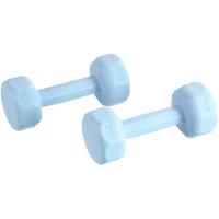 FLAVORA 1kgx2 Blue- Women Dumbbells Set Aerobic Training in Blue | Size: 0-12 m