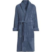 Lands' End Men's Turkish Terry Bath Robe in Mid Blue | Size: Large
