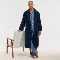 Lands' End Men's Turkish Terry Bath Robe in Dark Navy | Size: XL