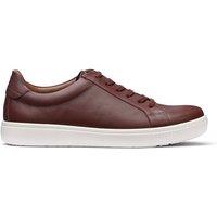 Hotter Men's 'Oliver' Smart Leather Trainers in Walnut | Size: 11
