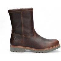Panama Jack Men's Fedro Igloo C10 Leather Biker Ankle Boots in Brown | Size: 9