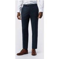 Alexandre Silver Label Men's Tailored Fit Donegal Trouser in Navy | Size: 38R