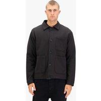Luke 1977 Men's Bourton Check Shacket in Black | Size: Large