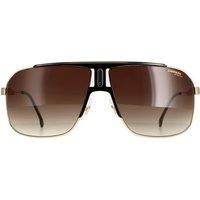 Carrera Men's Rectangle Black Gold Brown Gradient 1043/S